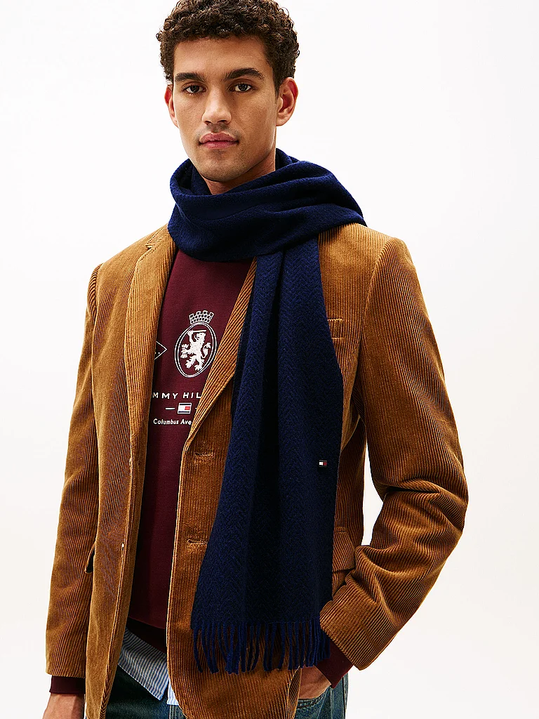 TOMMY HILFIGER Écharpe bleu